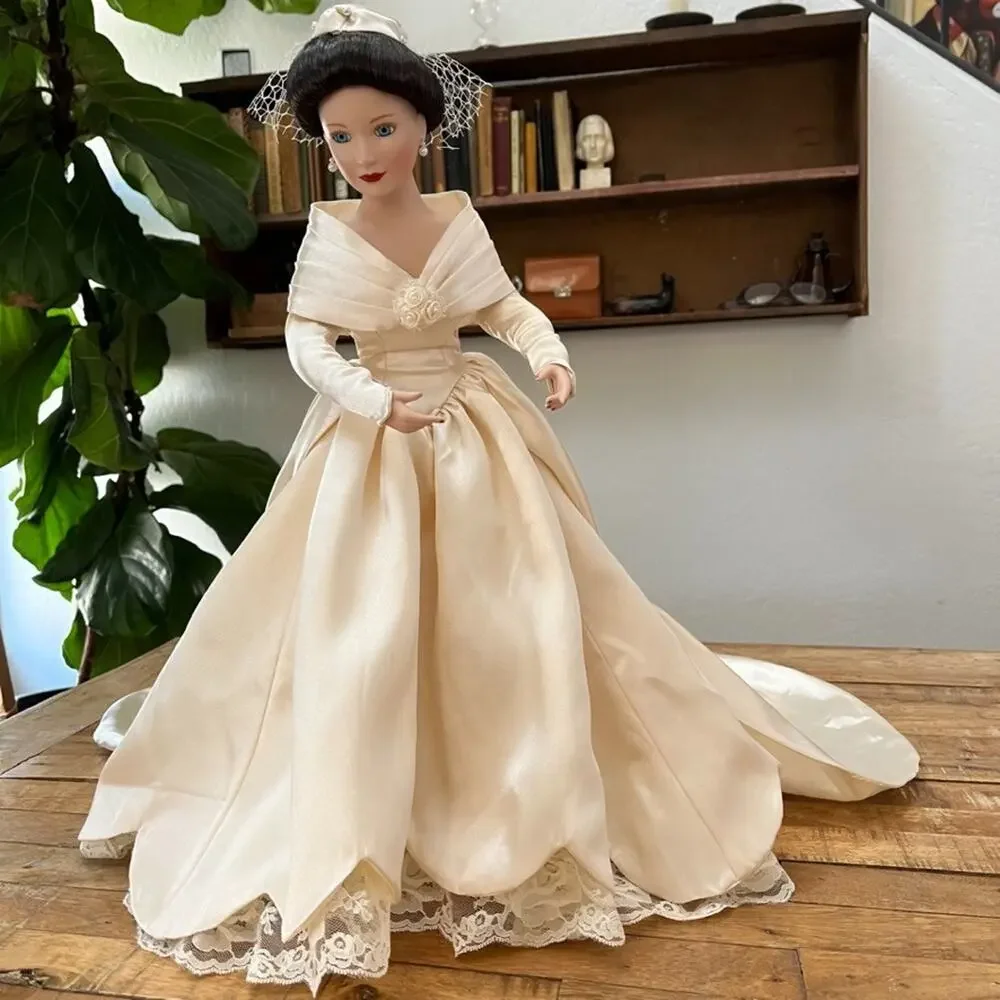 The Ashton-Drake Galleries Beth's 1960's Wedding Dress Porcelain Collector Doll